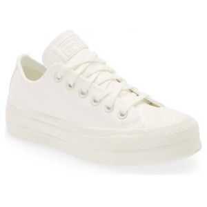 CONVERSE Chuck Taylor All Star Lift Platform Sneaker Vintage White Size 7 US
